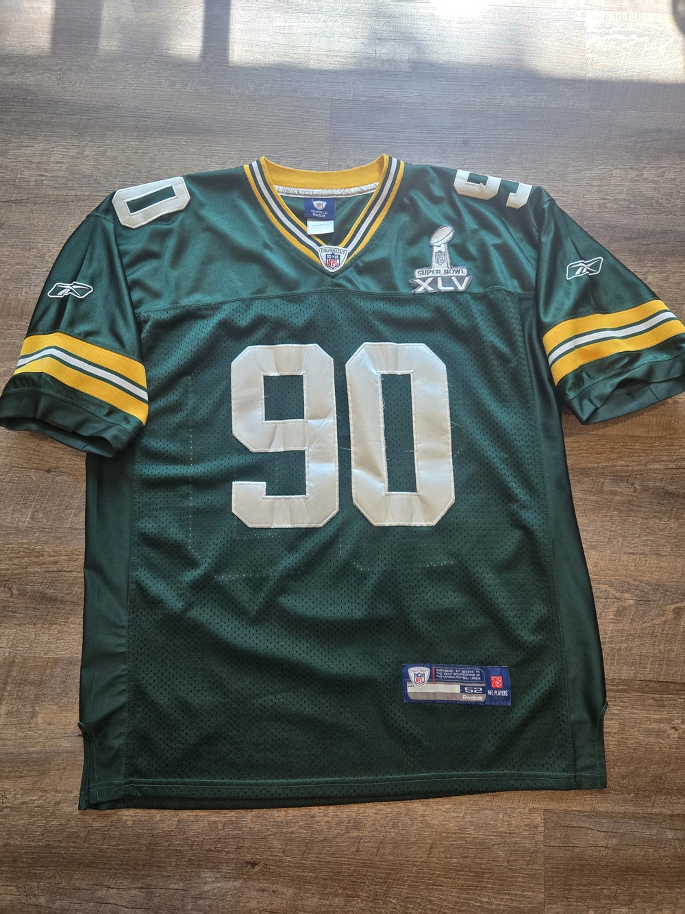 Reebok Green Bay Packers BJ Raji Football Jersey